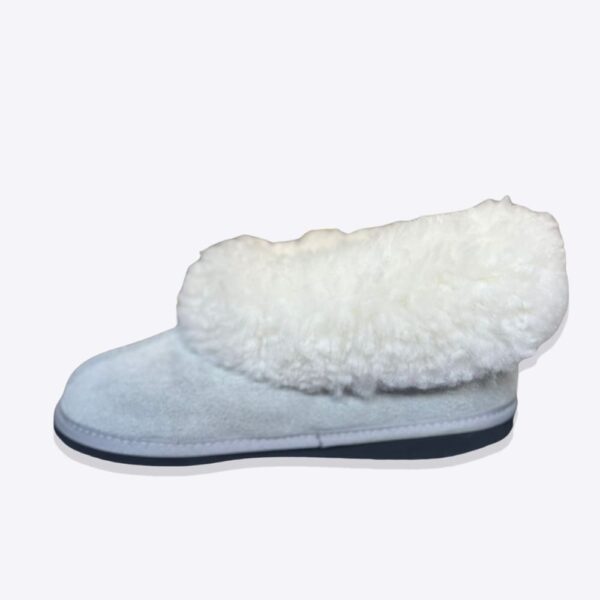 South African Light Grey Sheepskin Slippers (Boot Slippers)