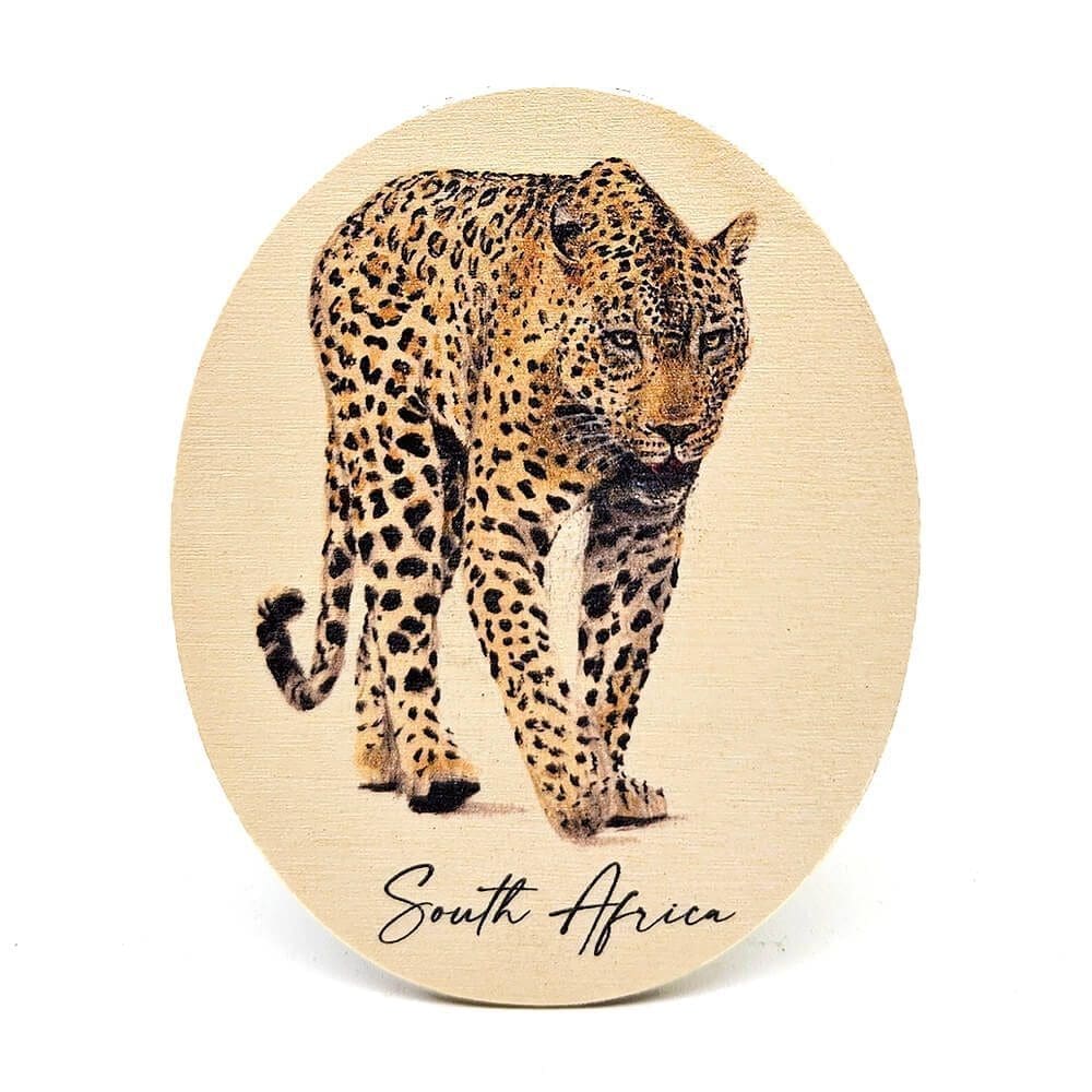 Wooden African Fridge Magnets Local is Lekker ZA