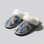 UK Size 5-7 Ladies Protea Sheepskin Mules with Sheepskin Cuff